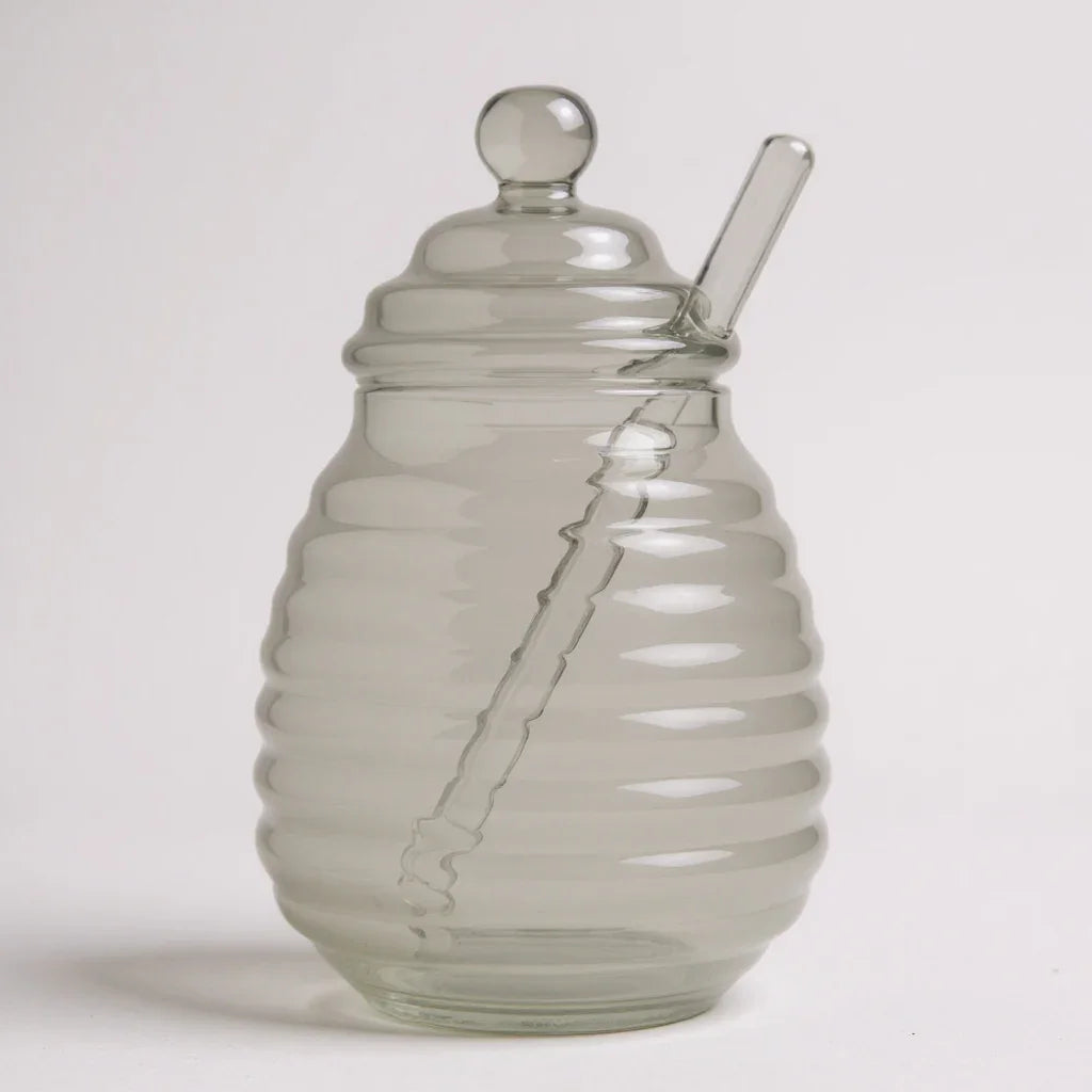 Meleira de Vidro com Colher – 380 ml