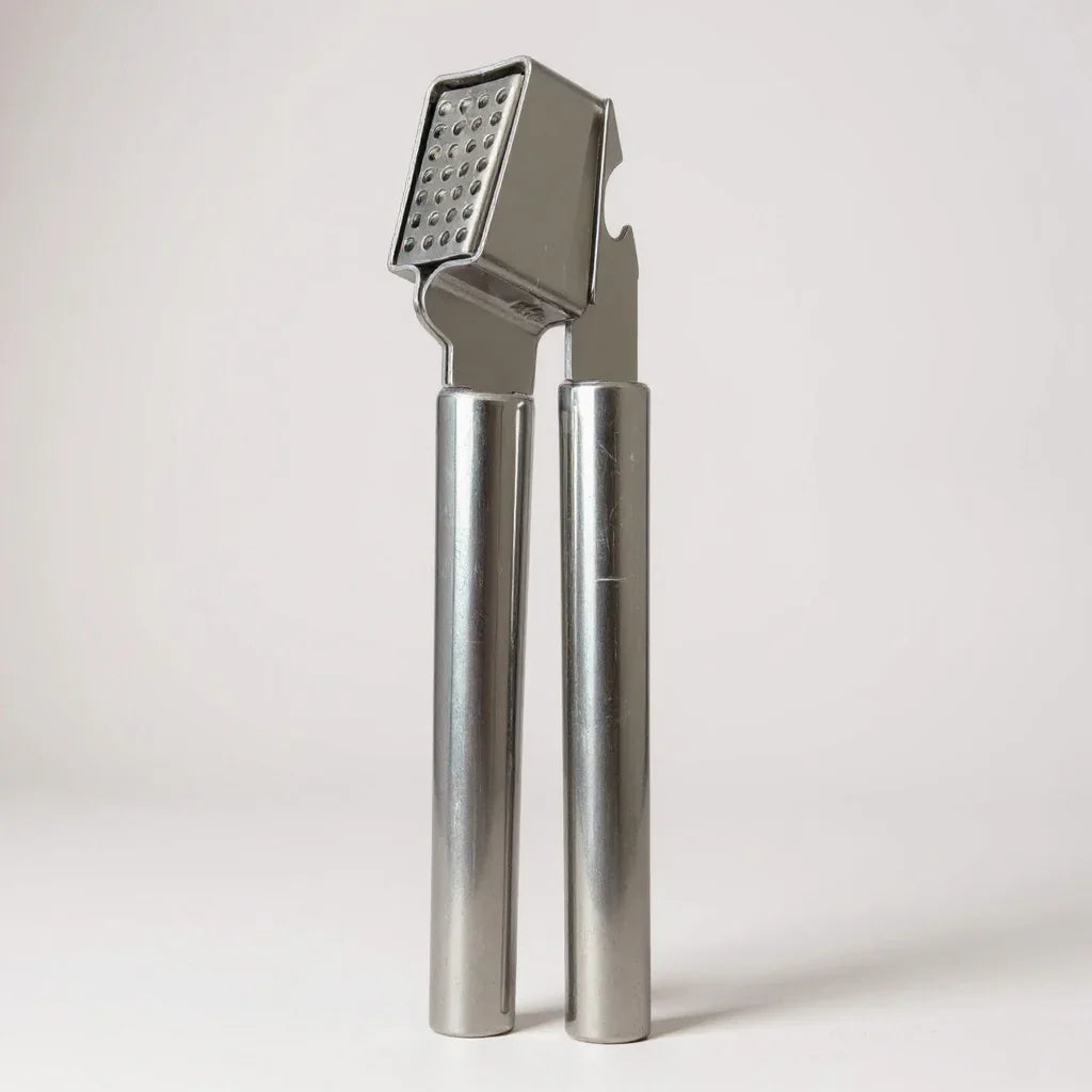 Espremedor de Alho em Aço Inox com Cabo Anatômico
