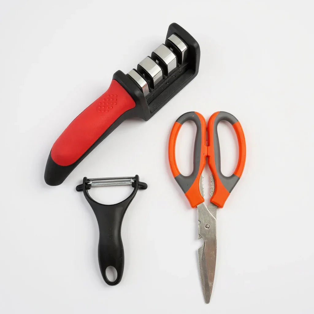 Kit de Acessórios de Cozinha 3 Peças – Praticidade no Dia a Dia