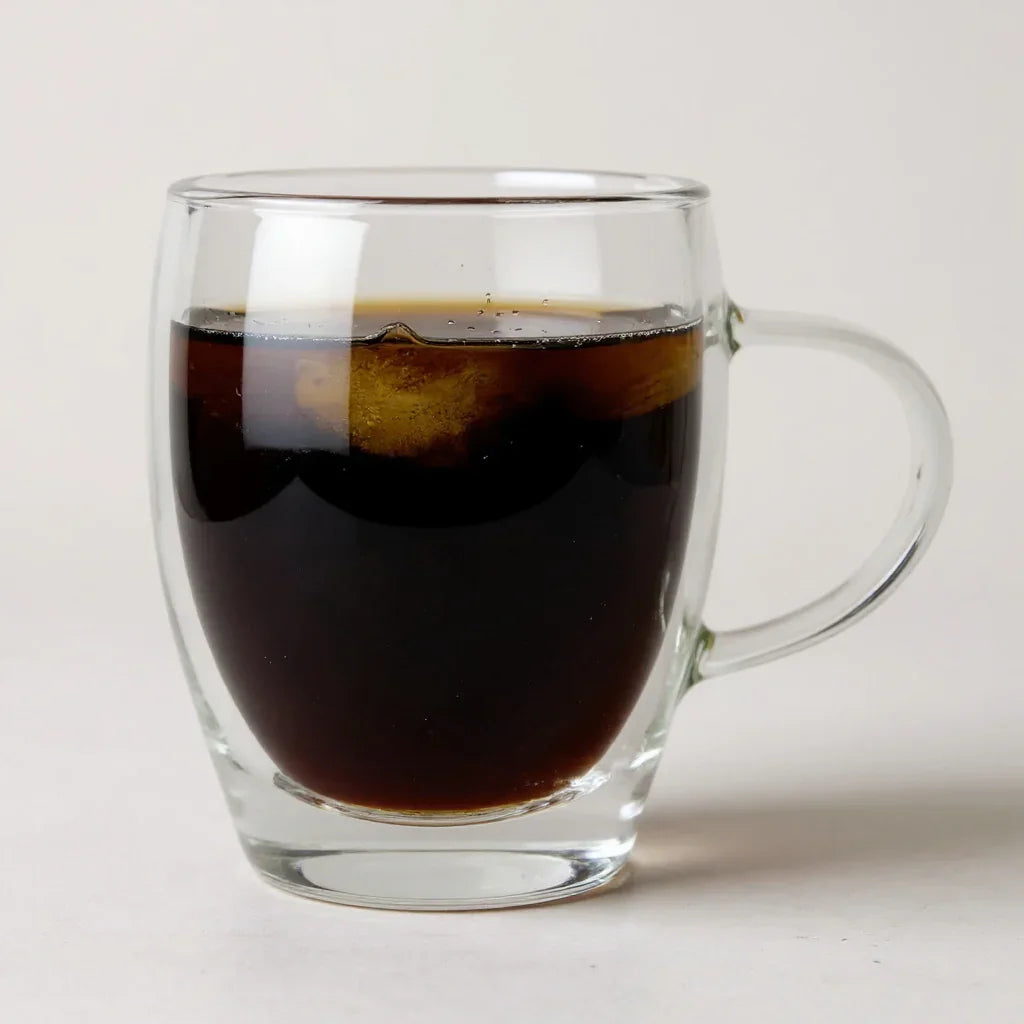 Caneca de Vidro Transparente com Alça