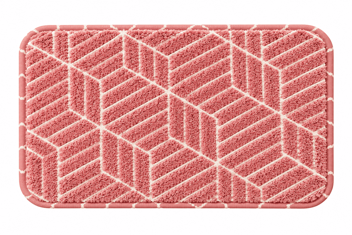 Tapete de Banheiro 40x60cm Antiderrapante Absorvente Macio Super Confortável Decorativo