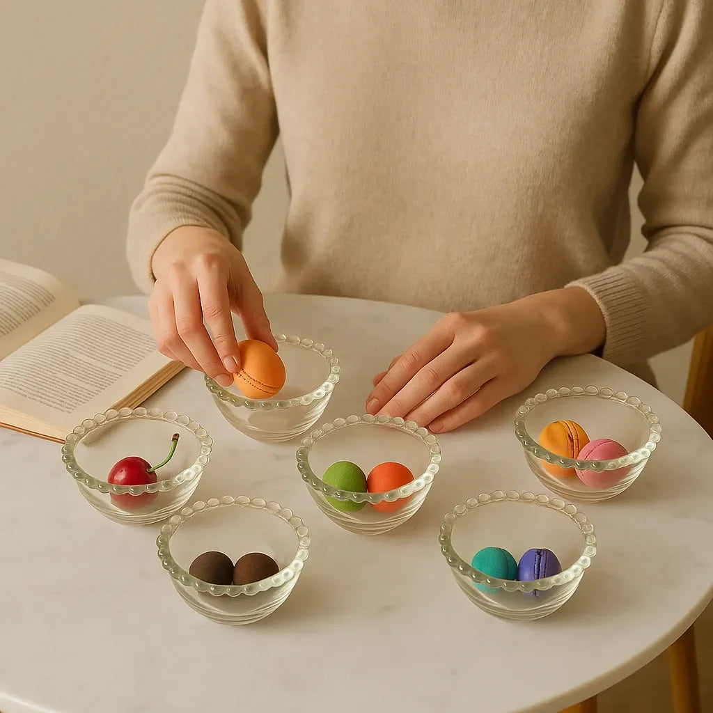 Tigela de Vidro Decorativa com Acabamento em Bolhas Alidolado