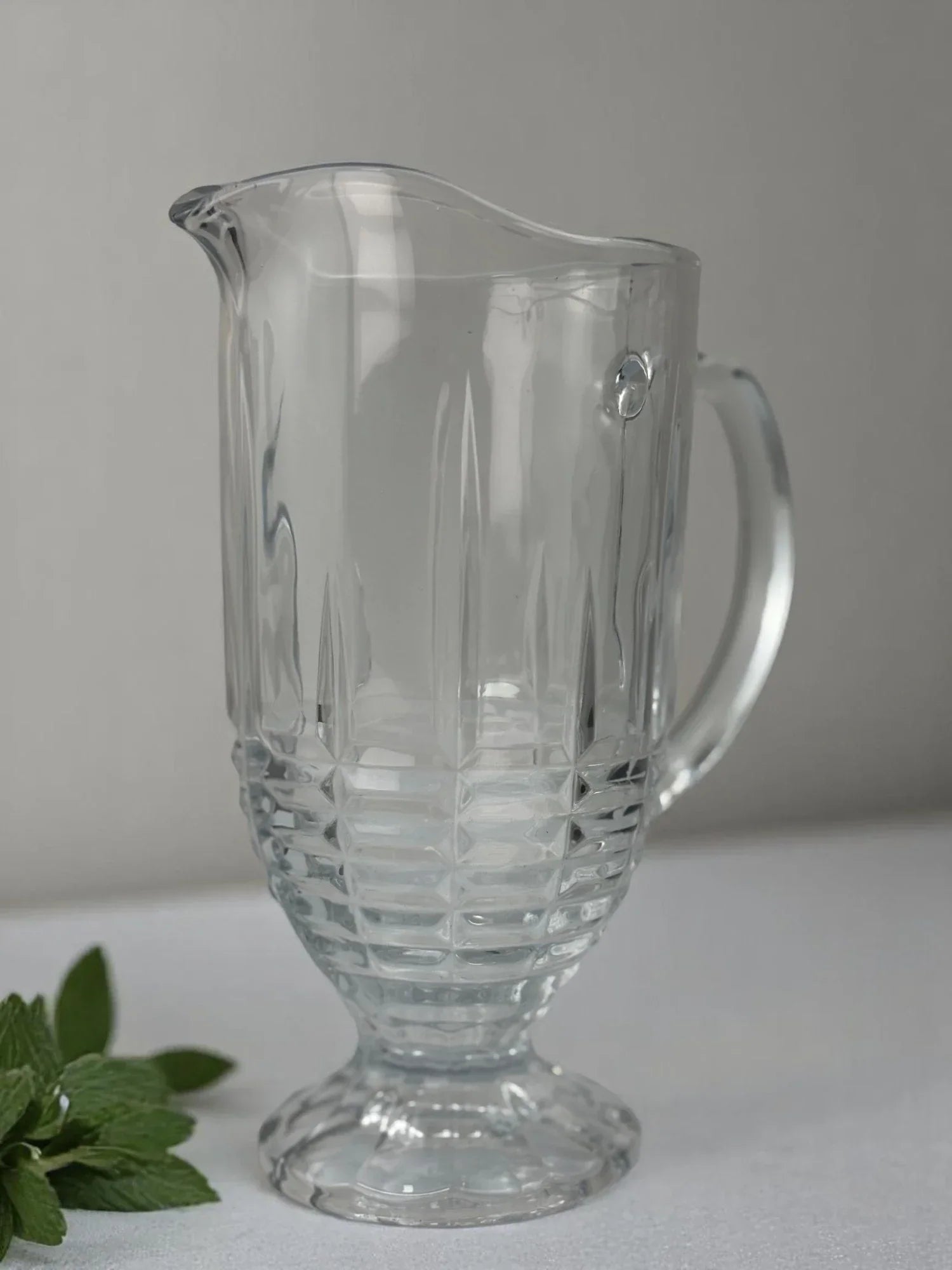 Conjunto de Jarra com Copos de Vidro 370ml 7 Peças Alidolado