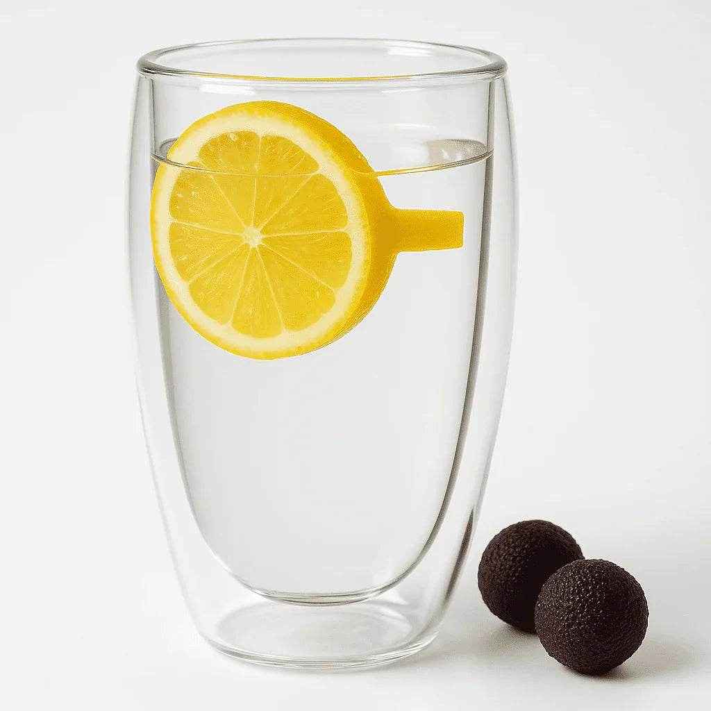 Conjunto de Copos Vidro Duplo 450ml 2 Peças Alidolado