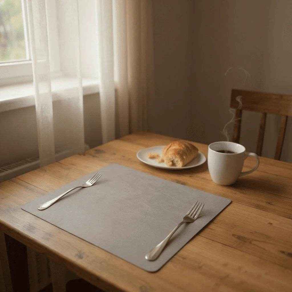 Kit 6 Jogos Americanos Retangular Couro Sintético Alidolado