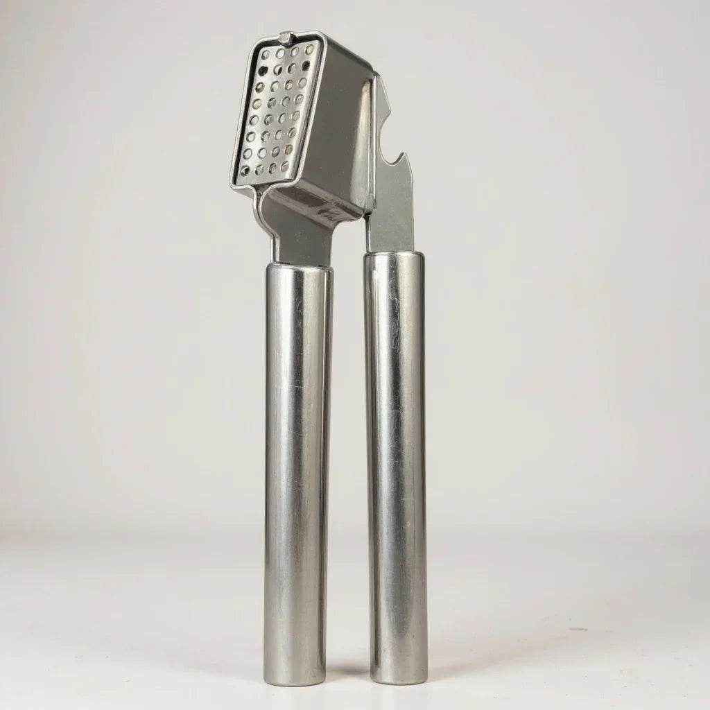 Espremedor de Alho em Aço Inox com Cabo Anatômico