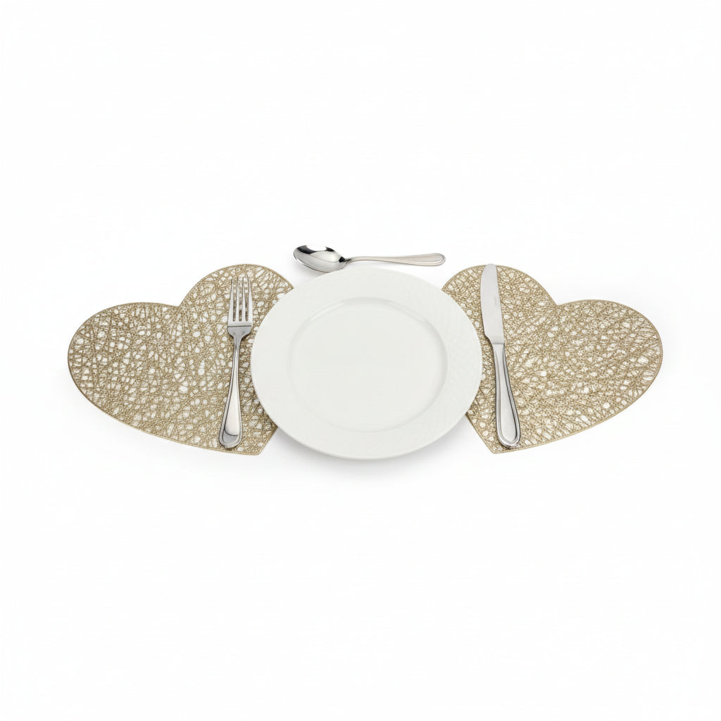 Kit 4 ou 6 Jogo Americano Soulsplat Coração